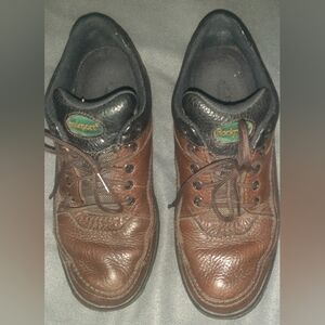 Rockport World Tour Classic MWT11 Men's Leather Lace-up Shoes Size 9M  Brown